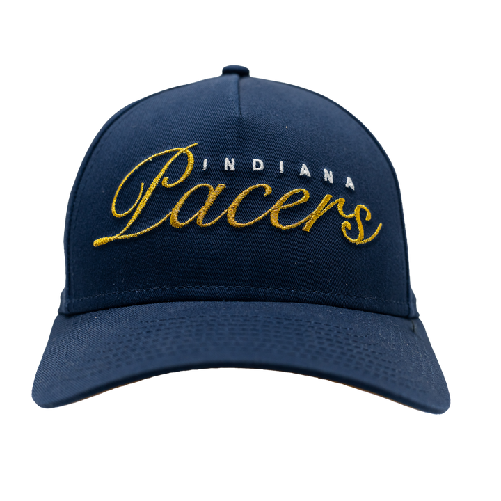 Women's Indiana Pacers AF Metallic 9Forty Hat in Navy by New Era