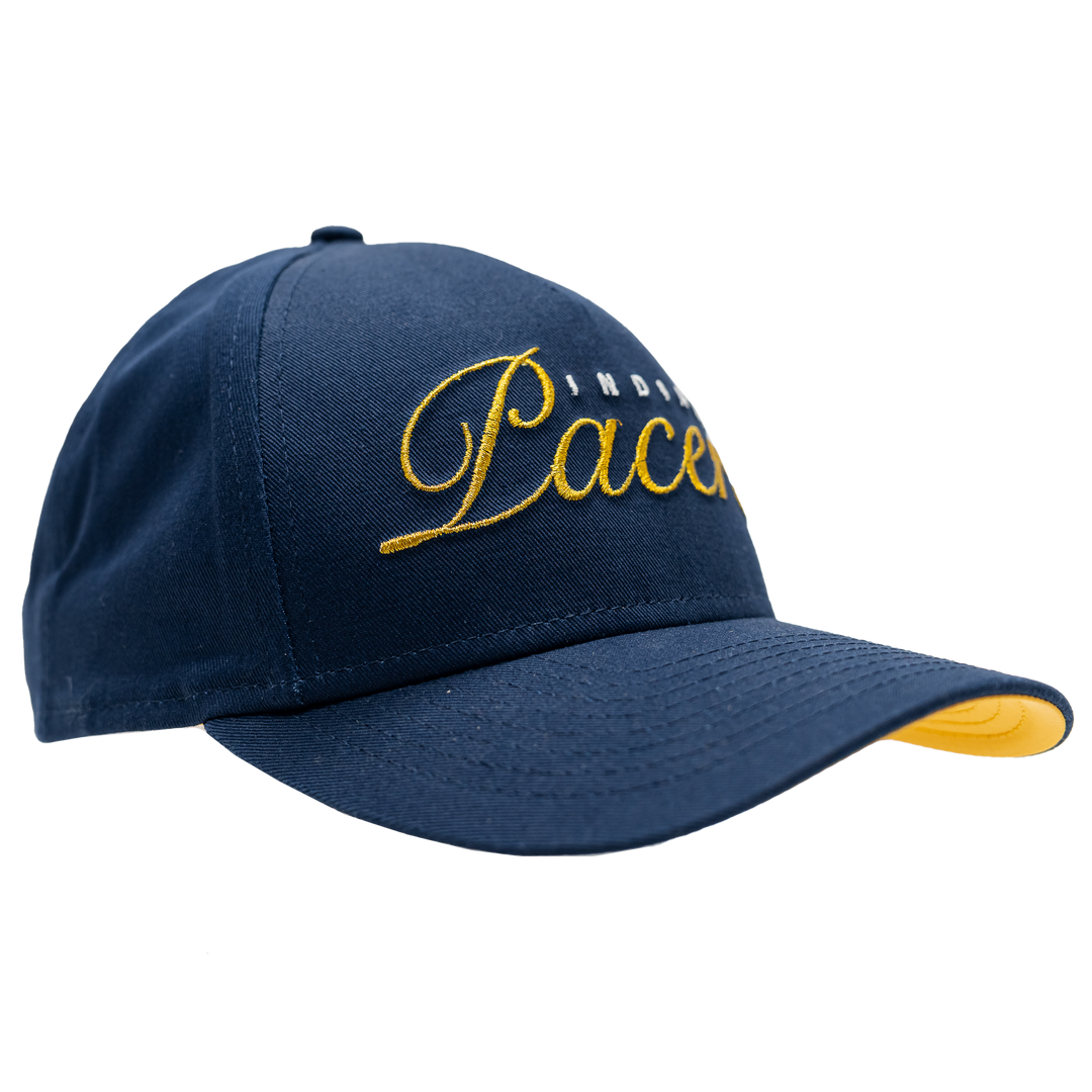 Women's Indiana Pacers AF Metallic 9Forty Hat in Navy by New Era