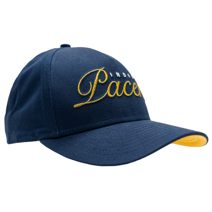 Women's Indiana Pacers AF Metallic 9Forty Hat in Navy by New Era