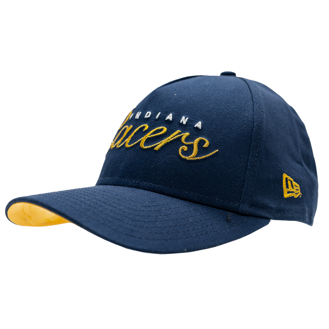 Women's Indiana Pacers AF Metallic 9Forty Hat in Navy by New Era