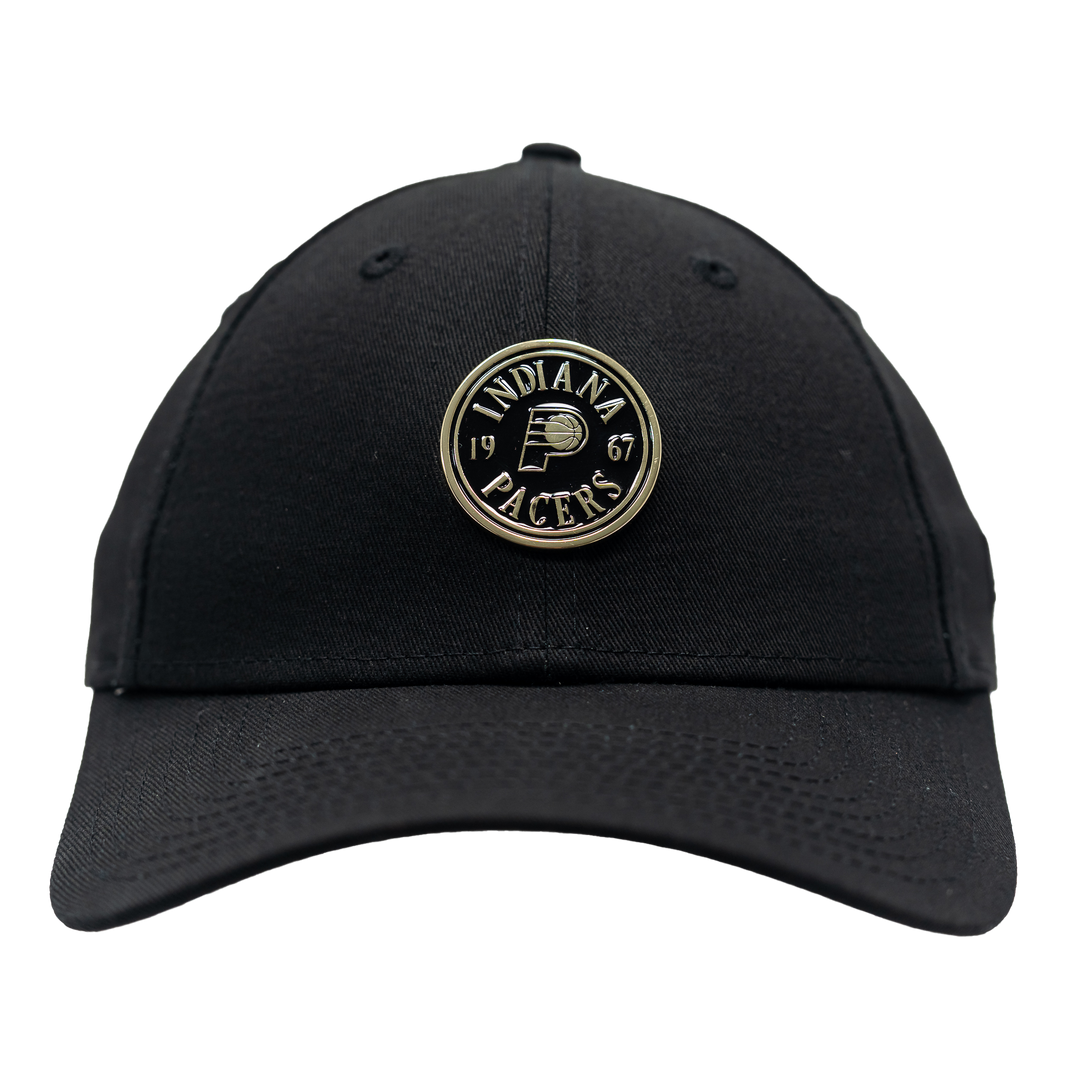 Women's Indiana Pacers Badge 9Forty Hat in Black by New Era