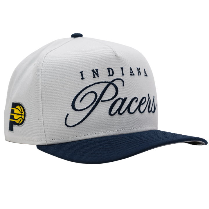 Adult Indiana Pacers Official 2025 NBA Draft 59Fifty Hat in White by New Era