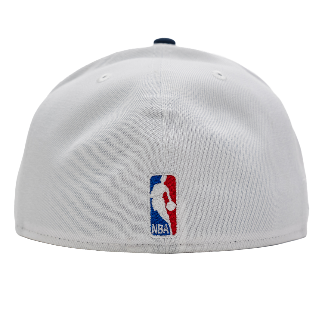 Adult Indiana Pacers Official 2025 NBA Draft 59Fifty Hat in White by New Era