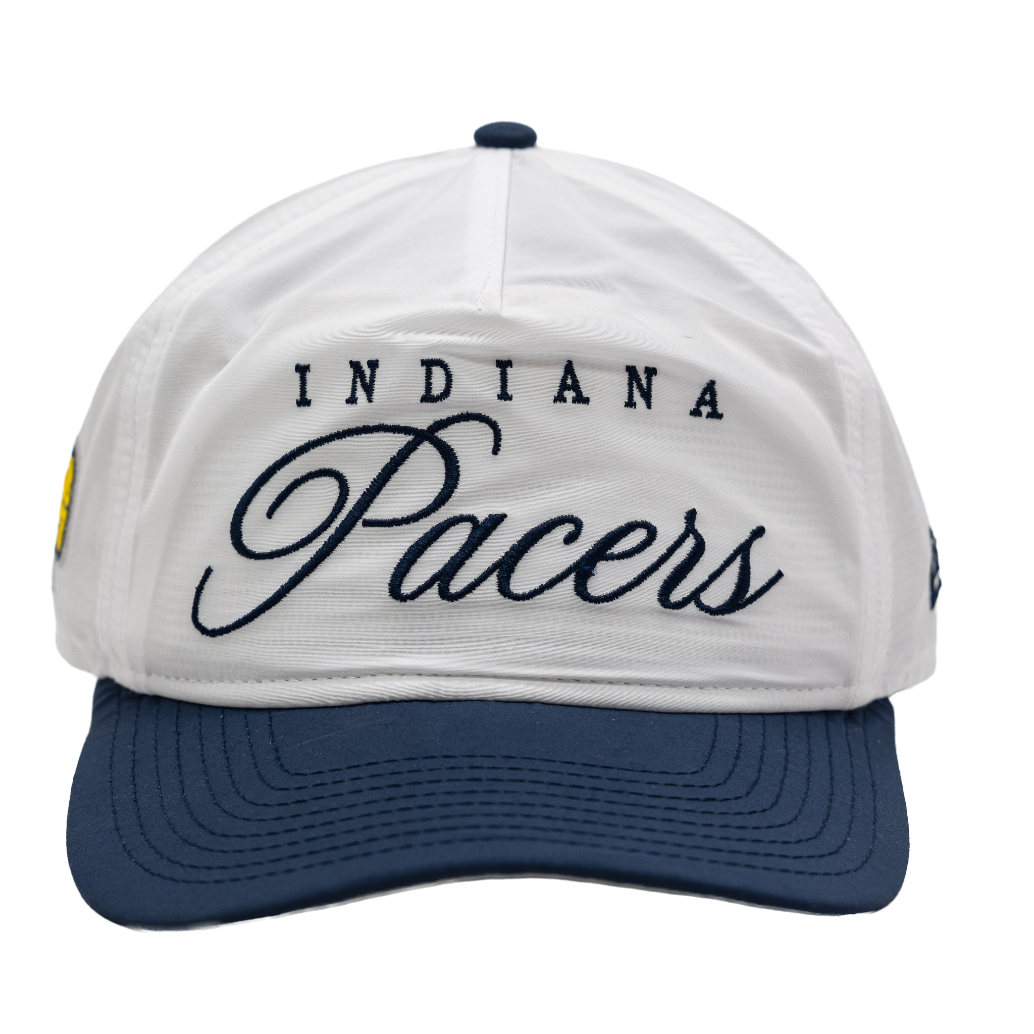 Adult Indiana Pacers Official 2025 NBA Draft Golfer Hat in White