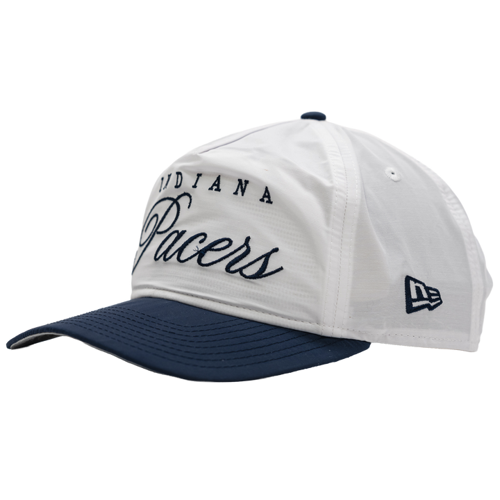Adult Indiana Pacers Official 2025 NBA Draft Golfer Hat in White by New Era