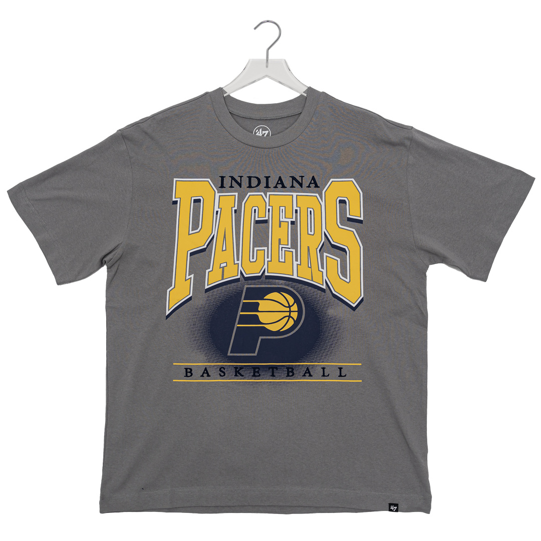 Adult Indiana Pacers Hot Corner Foundation T-shirt in Grey by '47