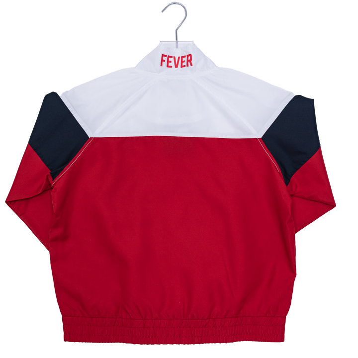 Women's Indiana Fever Full-Zip Windbreaker Jacket In Red by New Era