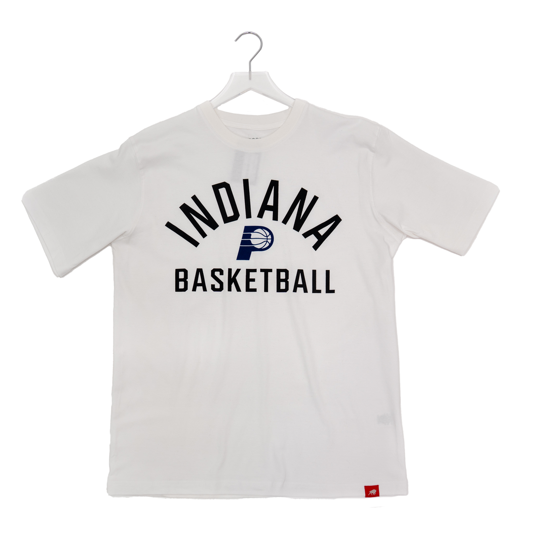Adult Indiana Pacers Flair T-shirt in White by Sportiqe