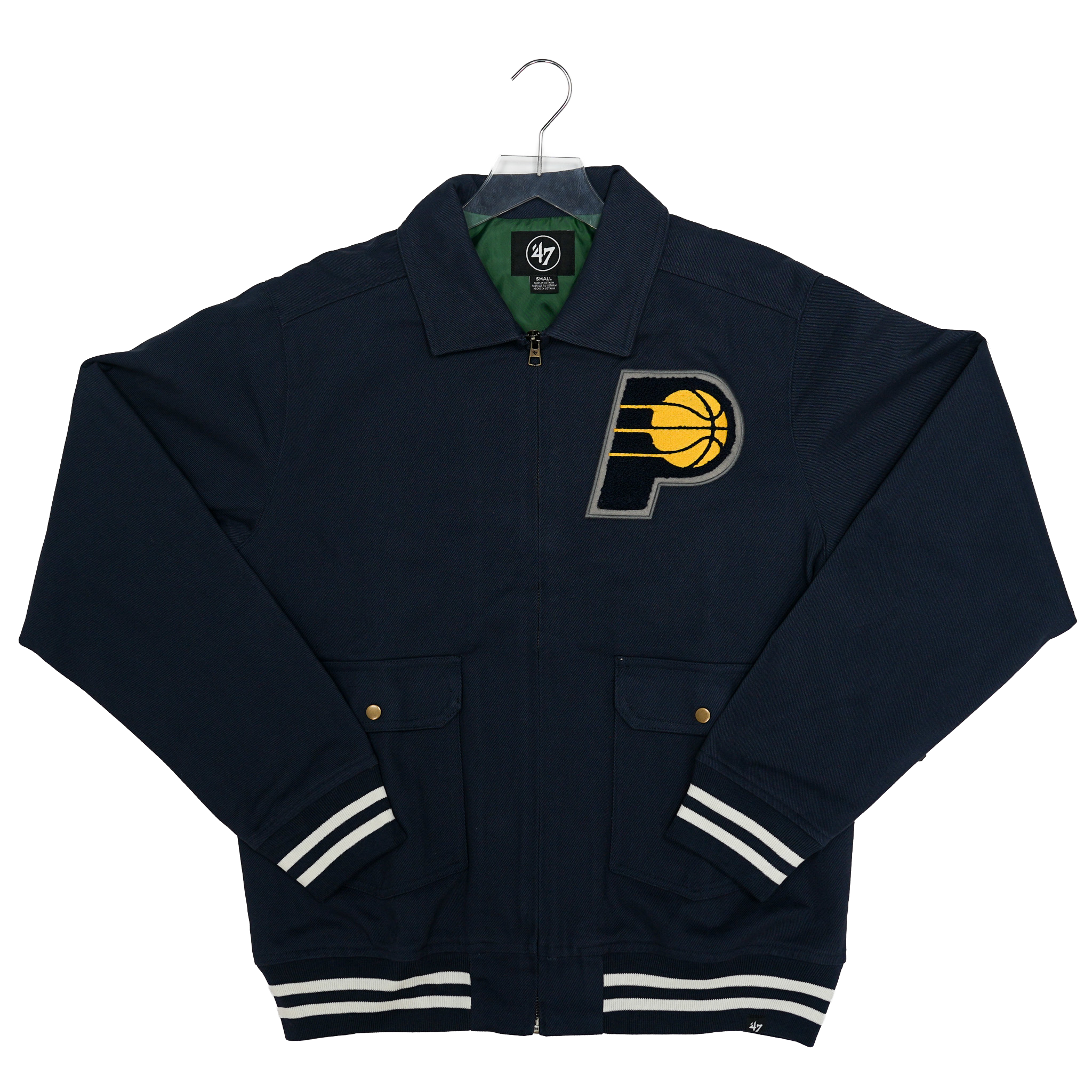 Adult Indiana Pacers Haddey Homestead Full-Zip Jacket in Navy by