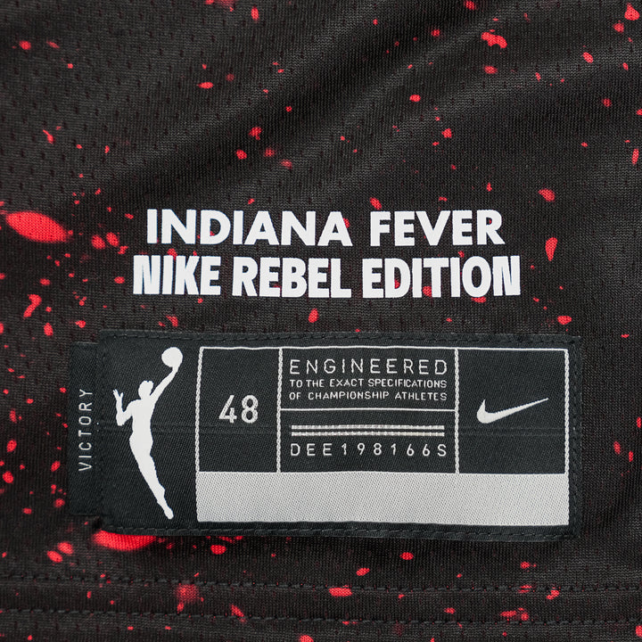 Adult Indiana Fever #51 Sydney Colson Stranger Things Rebel Swingman Jersey in Black by Nike