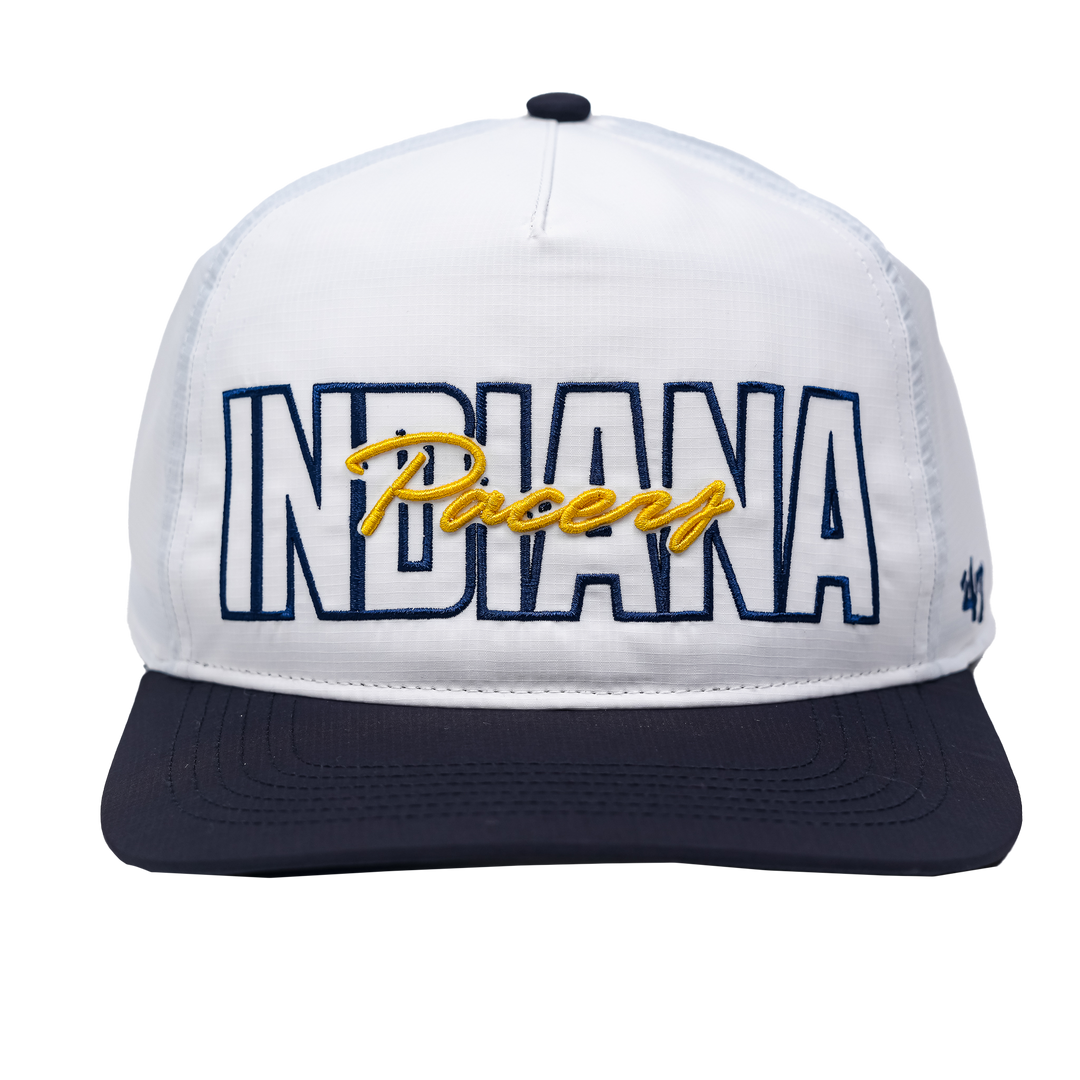 Adult Indiana Pacers Lineman Hitch Hat in White by '47