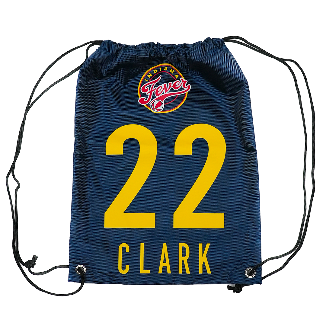 Indiana Fever Caitlin Clark Drawstring Backpack in Navy by FOCO