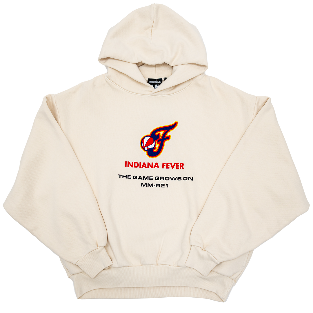 Adult Indiana Fever Hooded Sweatshirt in Natural by Marsai Martin x Round21
