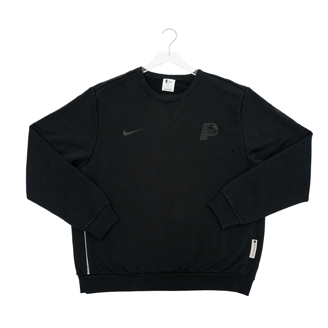 Adult Indiana Pacers 25-26' Standard Issue Crewneck Sweatshirt in Black by Nike