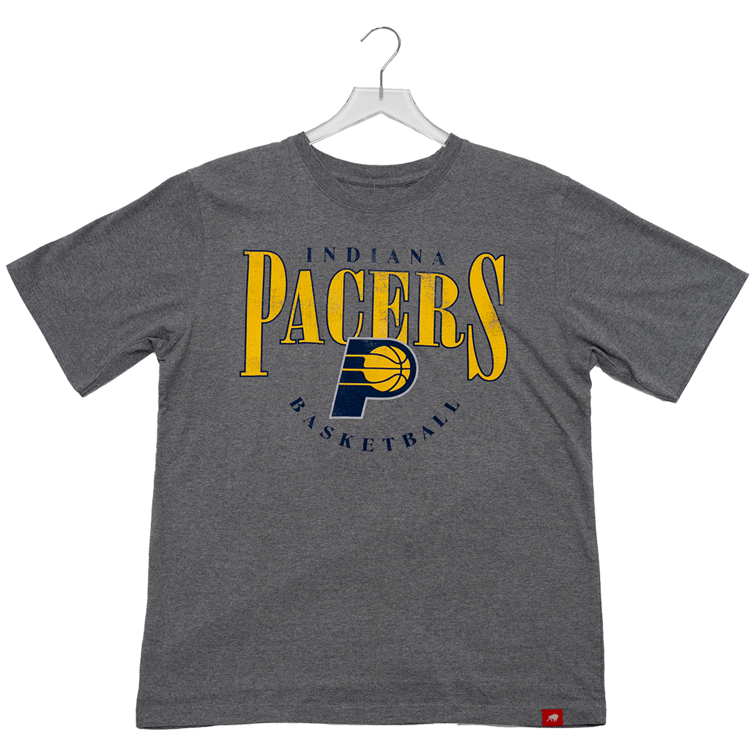 Adult Indiana Pacers Jinks T-shirt in Grey by Sportiqe