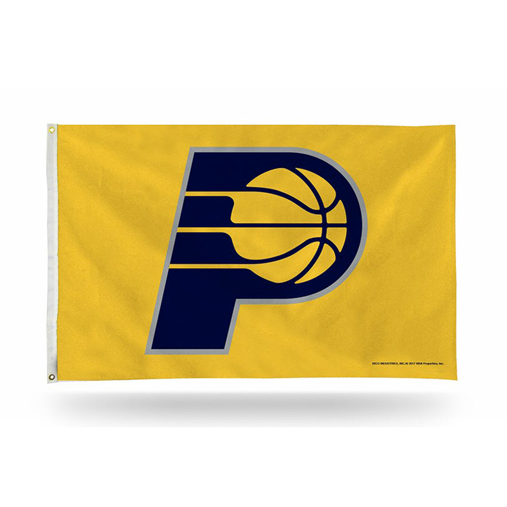 Indiana Pacers Primary Logo Banner Flag