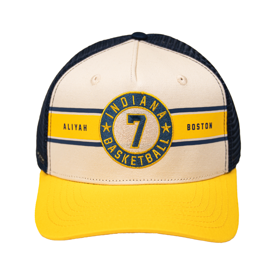Adult Indiana Fever #7 Aliyah Boston ID Hat in Natural by Kur8ted
