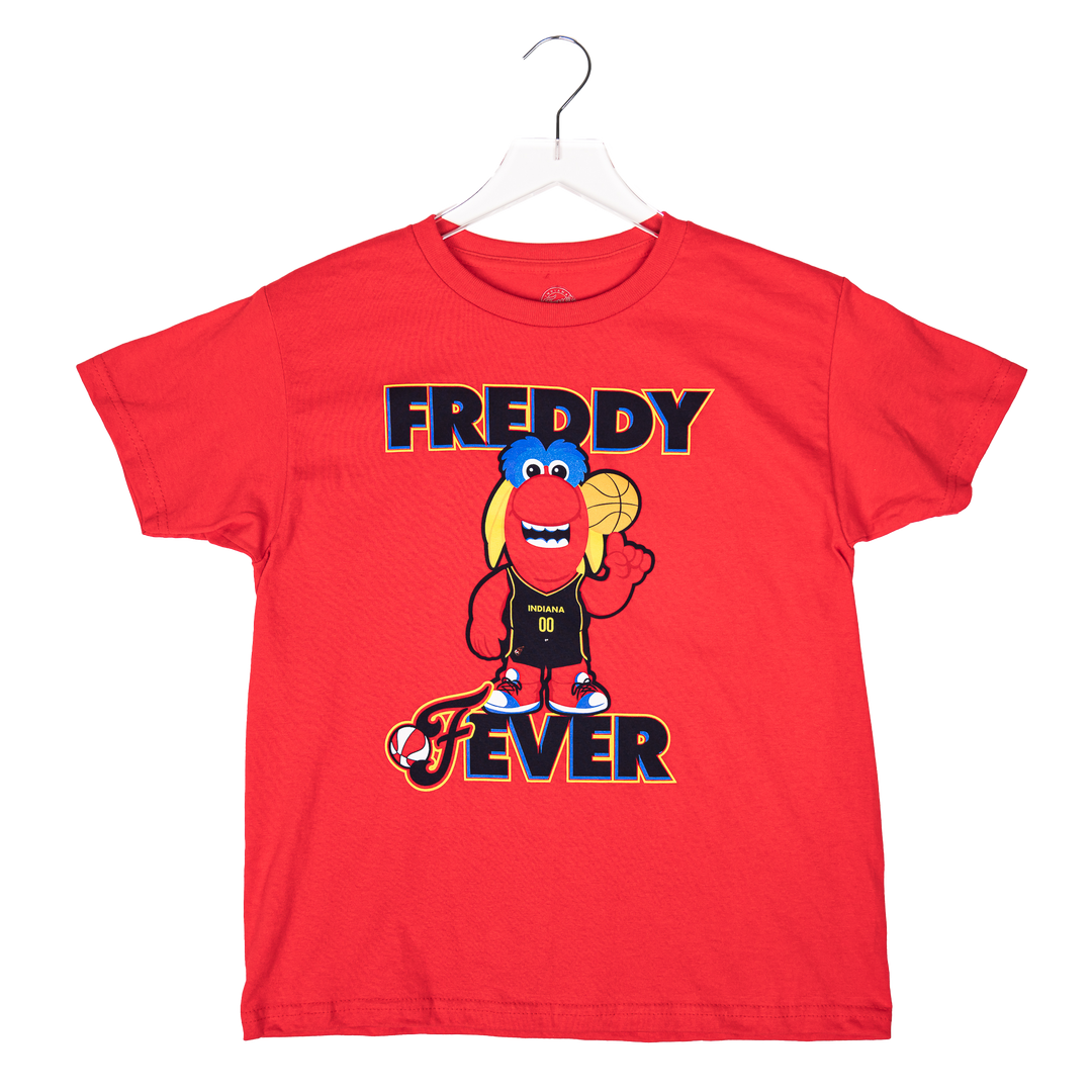 Youth Indiana Fever Freddy Fever T-shirt in Red by Something Inked