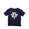 Youth 4-7 Indiana Pacers 2024 NBA Playoffs Hali For The Rally T-shirt in Navy by Nike