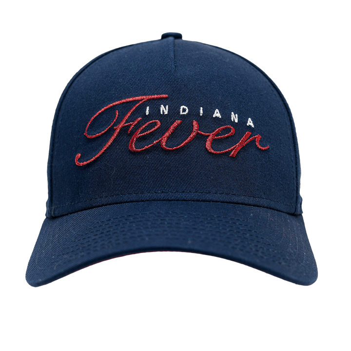 Women's Indiana Fever AF Metallic 9Forty Hat in Navy by New Era