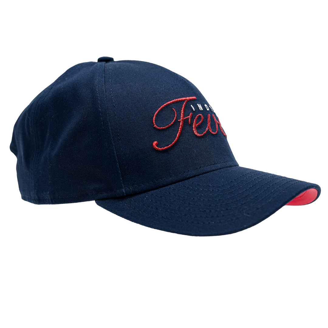 Women's Indiana Fever AF Metallic 9Forty Hat in Navy by New Era