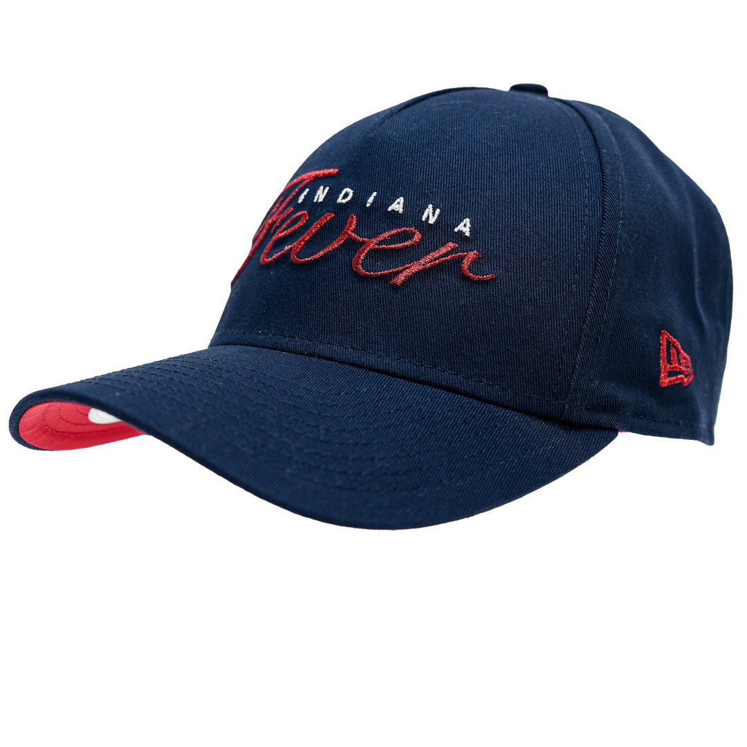 Women's Indiana Fever AF Metallic 9Forty Hat in Navy by New Era