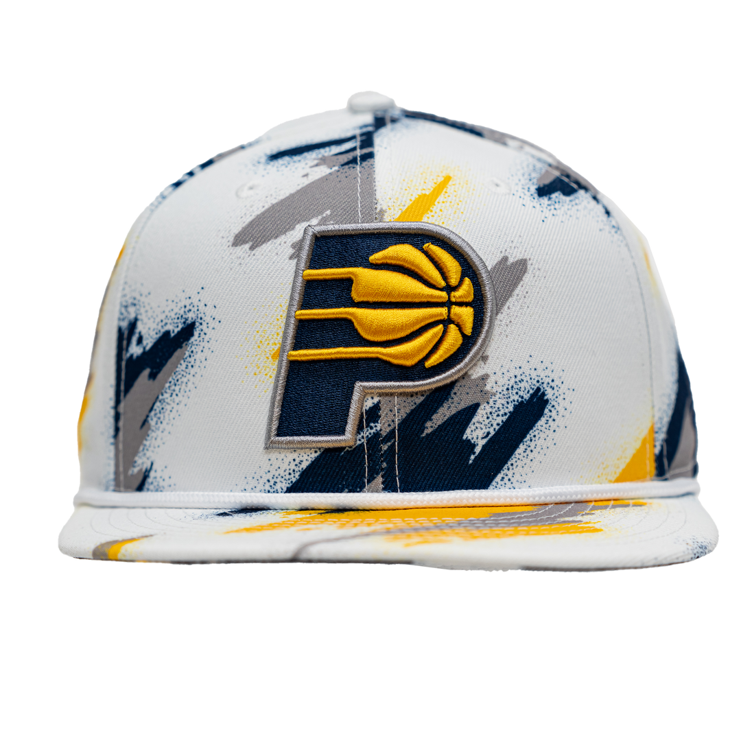 Adult Indiana Pacers Two-Tone Color Pack 9Fifty Hat in White by New Era