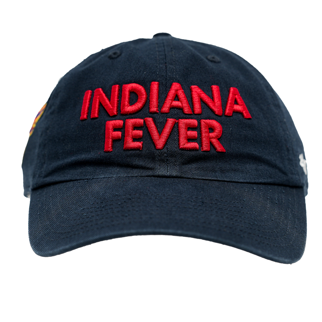 Adult Indiana Fever Ballpark Script Shot Hat in Navy by '47