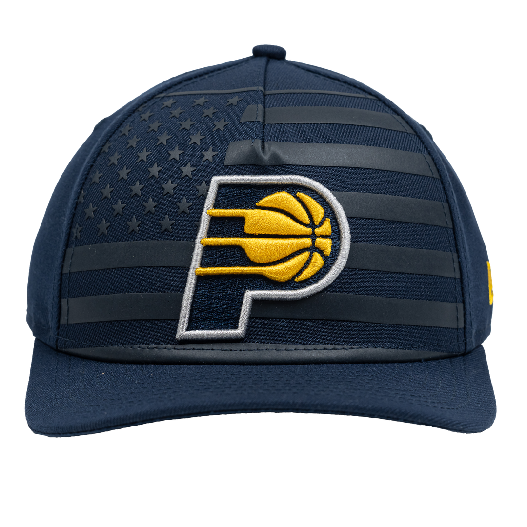 Adult Indiana Pacers American Flag 9Forty Hat in Navy by New Era