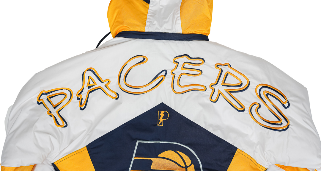 Adult Indiana Pacers Pro Player Shoulder to Shoulder Full-Zip Jacket in Navy by G-III