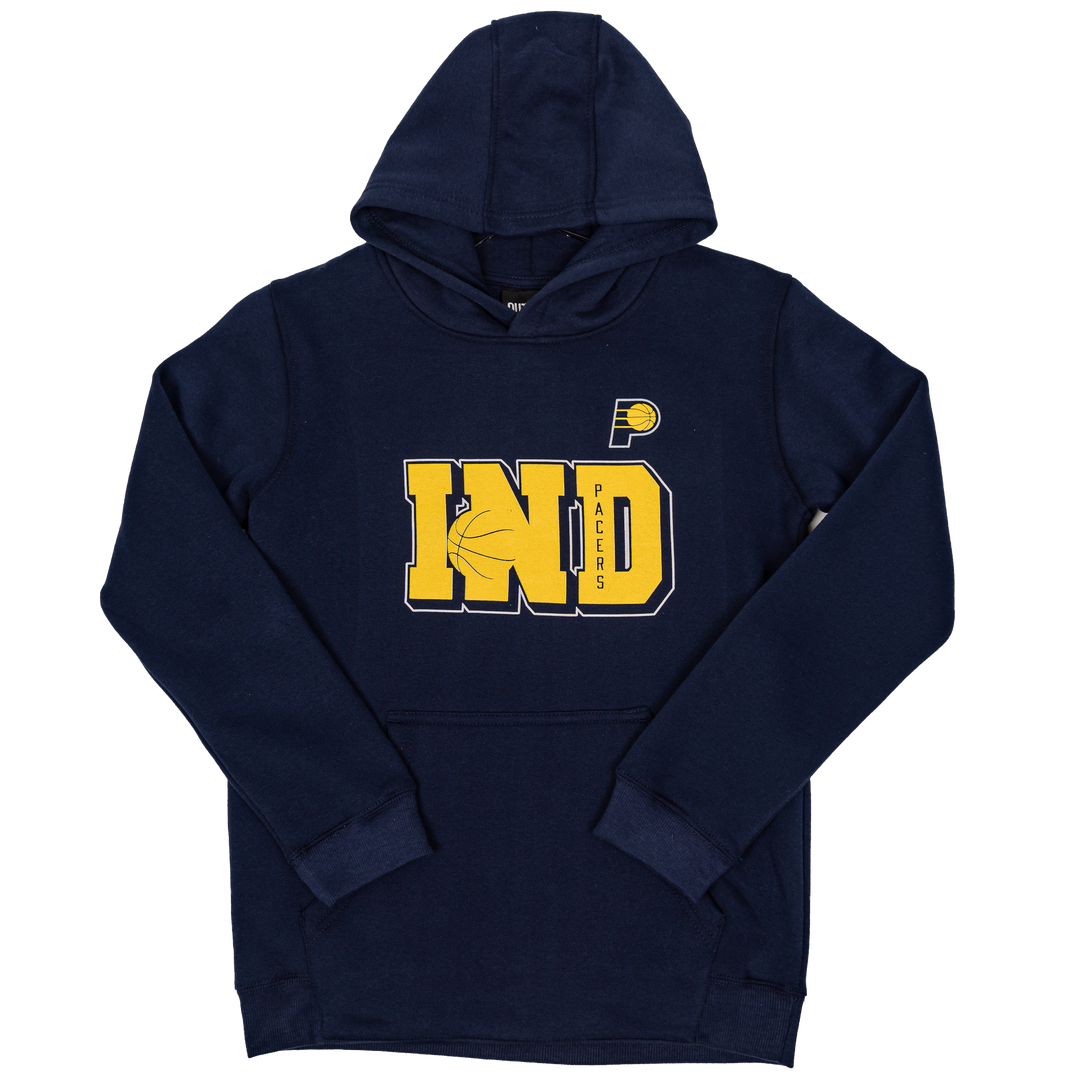 Youth Indiana Pacers Series Sweep Hooded Sweatshirt in Navy by OuterStuff