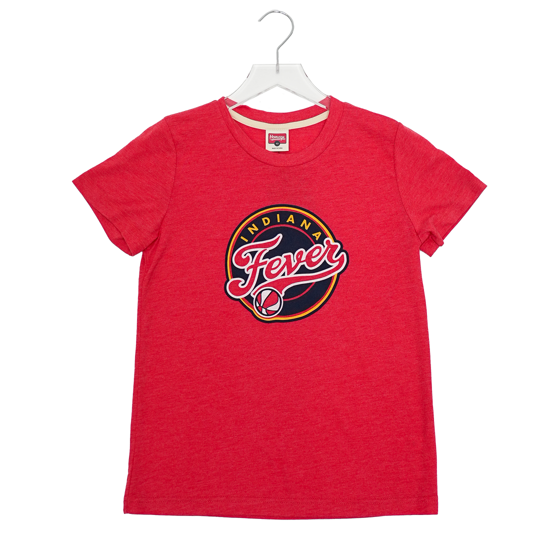 Youth Indiana Fever Bullseye T-shirt in Navy by Homage