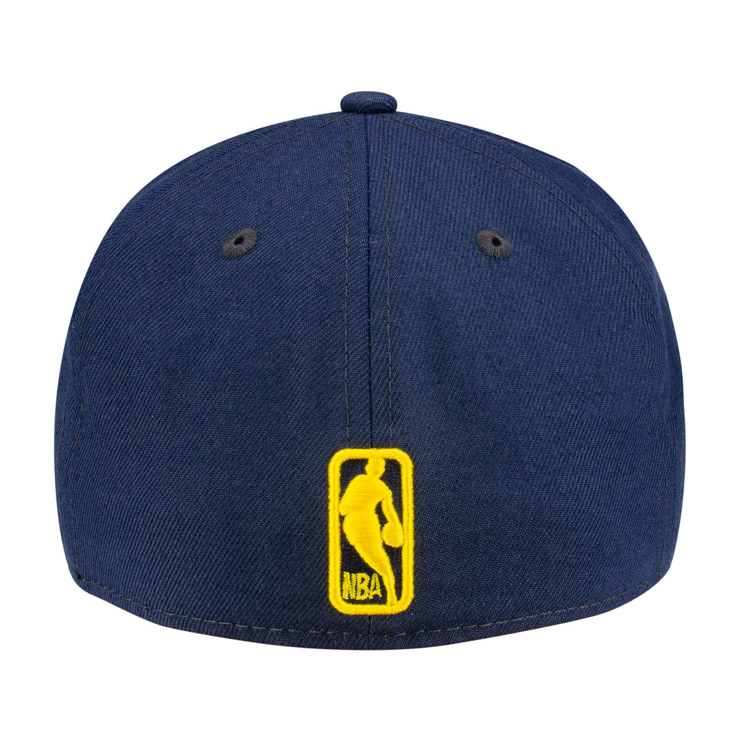 Adult Indiana Pacers Primary Logo Core 59Fifty Hat by New Era In Blue - Back View