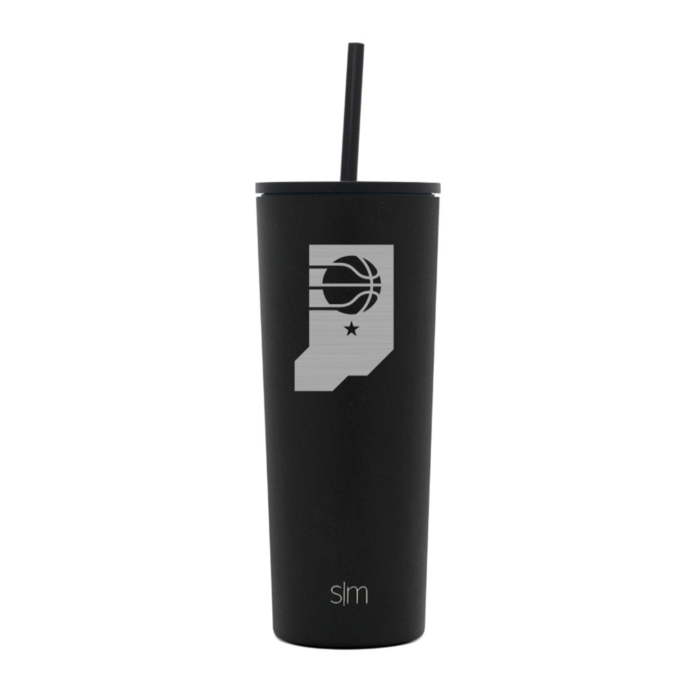 Indiana Pacers State Icon Logo 24oz Classic Tumbler by Simple Modern