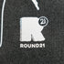 Adult Indiana Fever We Are One T-shirt in Black by Round 21 - Zoomed in Round 21 Logo View