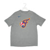 Adult Indiana Fever Secondary Logo Tri-Blend Shirt in Grey by Nike