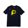 Adult Indiana Pacers 23-24' CITY EDITION Primary Logo Core Cotton T-shirt in Black by Nike