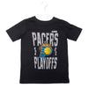 Youth Indiana Pacers 2024 NBA Playoffs Hype T-shirt in Black by Nike