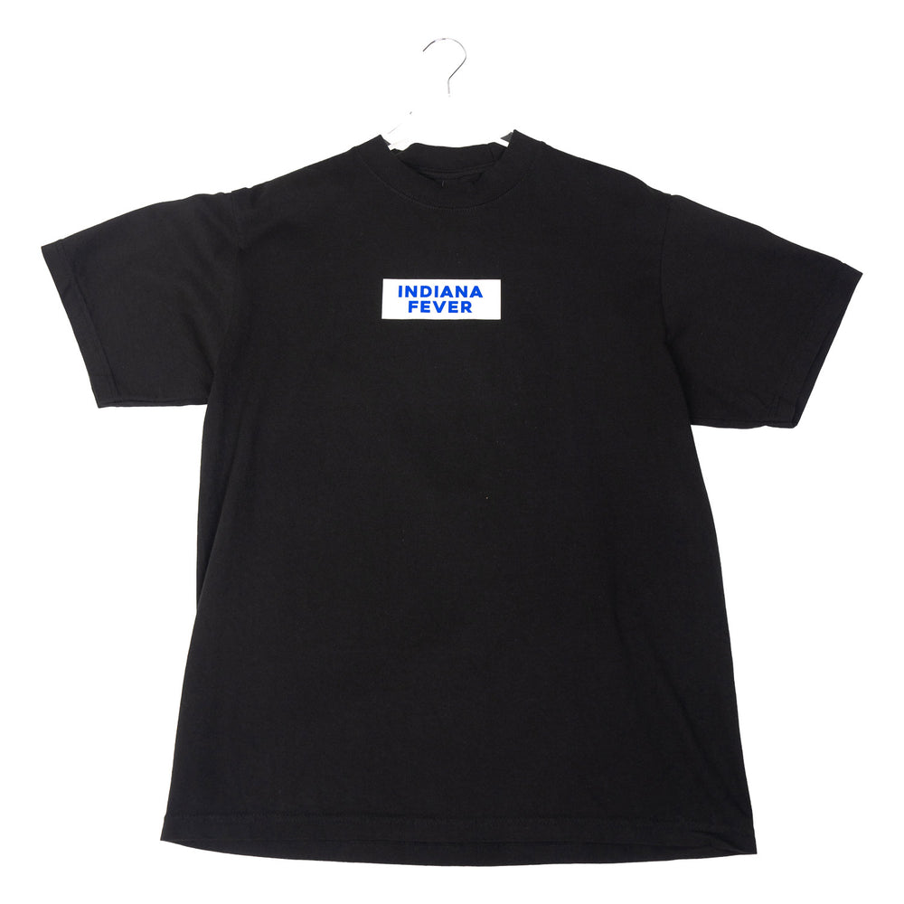 Adult Indiana Fever Caitlin Clark Freshie Series T-shirt in Black by Round 21 - Front View