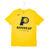 Adult Indiana Pacers 2024 NBA Playoffs Revved Up T-shirt in Gold by Nike