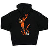 Adult Indiana Fever We As One WNBA Hooded Sweatshirt in Black by Round 21 - Back View