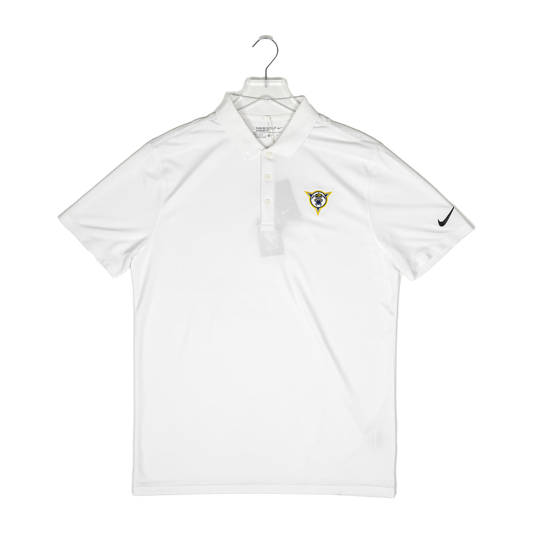 Mad Ants Victory Solid Polo in White - Front View