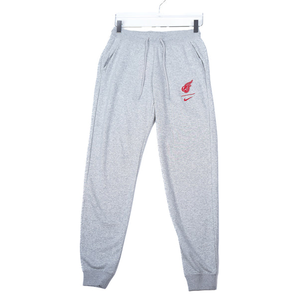 Women's Indiana Fever Primary Logo Varsity Jogger Pant in Grey by Nike - Front View