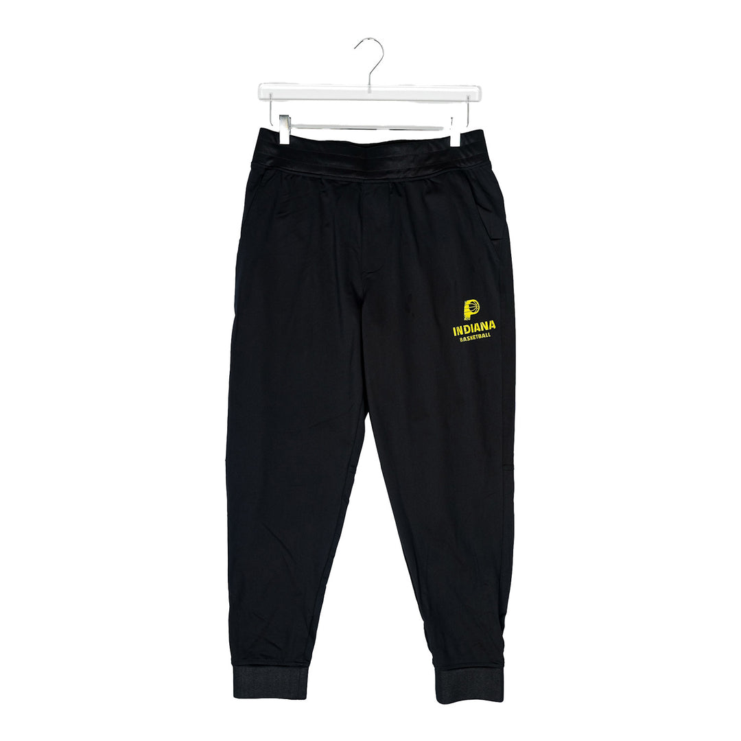 Adult Indiana Pacers 23-24' CITY EDITION Discovery Pants in Black by Sportiqe - Front View