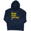 Adult Indiana Pacers 23-24' Spotlight Hooded Fleece in Navy by Nike