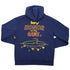 Adult Indiana Fever Honor In The Game Hooded Sweatshirt in Navy by Round 21 - Back View