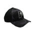Women's Indiana Pacers Glam Logo 9Forty Hat by New Era In Black - Angled Right Side View