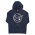 Adult Indiana Pacers Logo Inside Basketball Club Hooded Sweatshirt in Black by Nike - Front View