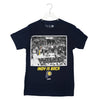 Adult Indiana Pacers 2024 NBA Playoffs Game Winner T-shirt in Navy by Stadium Essentials