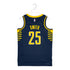 Adult Indiana Pacers #25 Smith Icon Swingman Jersey by Nike In Blue - Back View